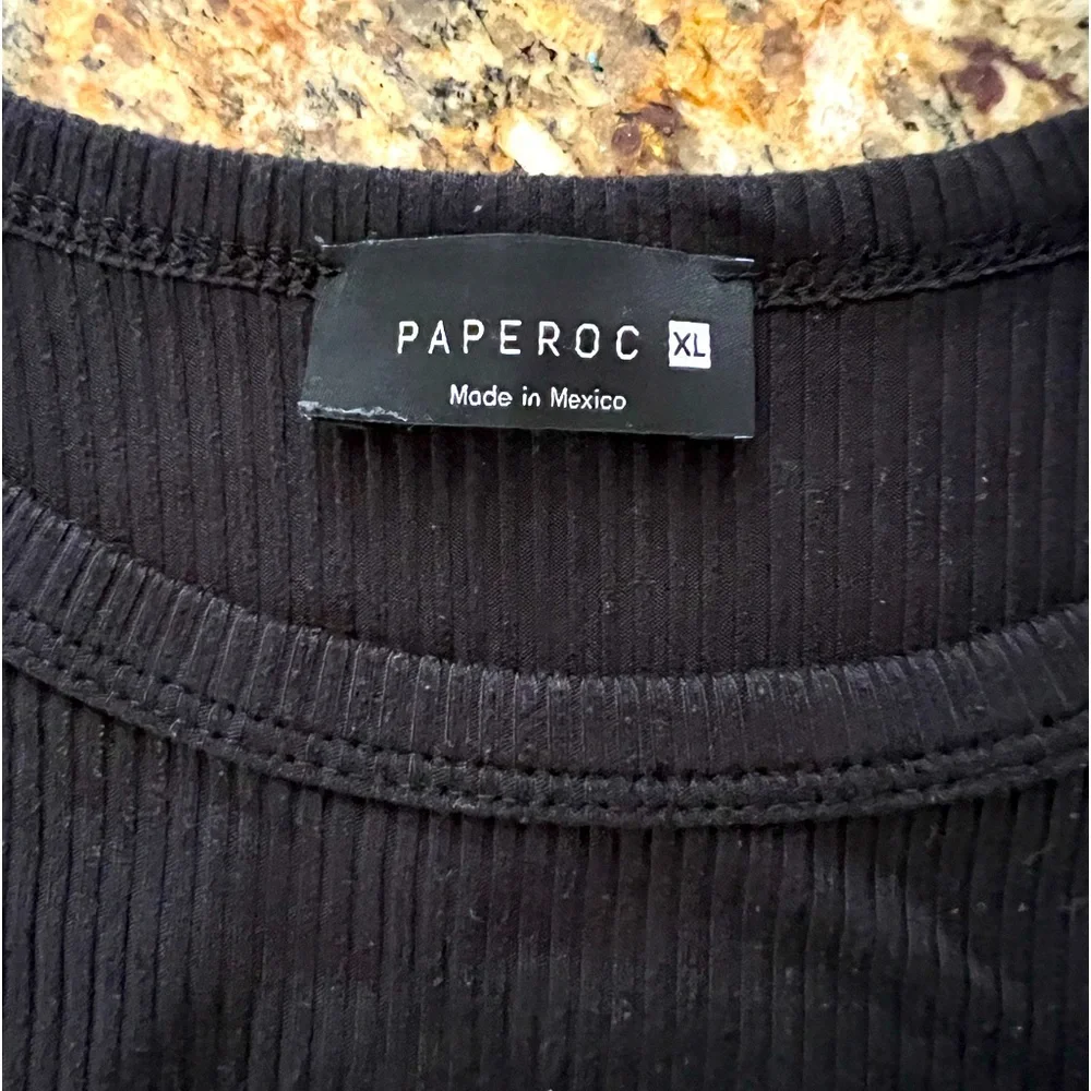 Paperoc Ribbed Tank Top - Picture 2 of 2